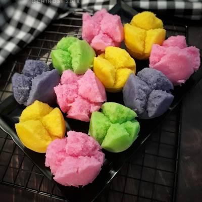 Resep Kue Mangkok Mekar Kue Apem Tepung Beras Oleh Ochirosi Cookpad