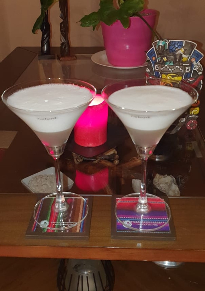 Una foto de Pisco sour