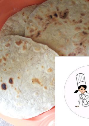 A picture of Indian bread (CHAPATI).