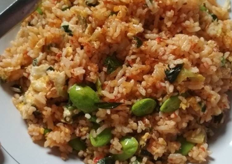 {Resep Nasi goreng terasi petai kesukaan keluarga Anti Ribet