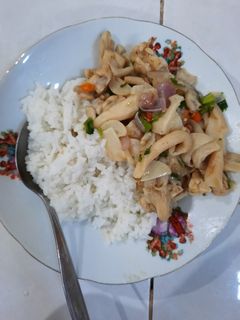 Foto resep Nasi Tumis Tempe Jamur