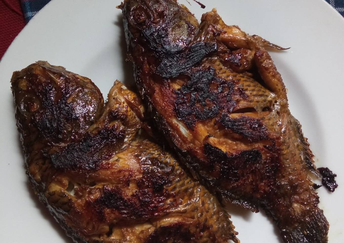 Ikan nila bakar simple bumbu kecap