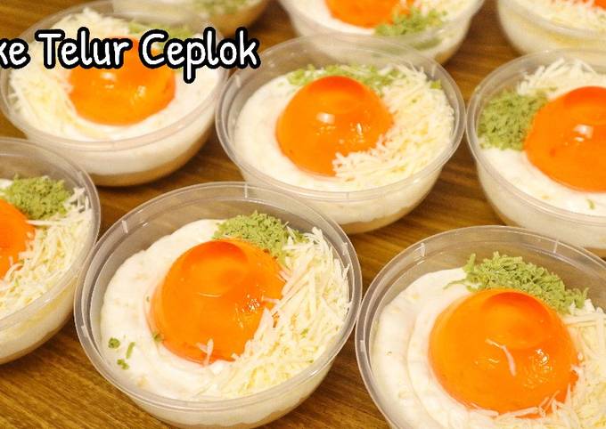 CAKE TELUR CEPLOK VIRAL 2021 | Dessert Tanpa Oven