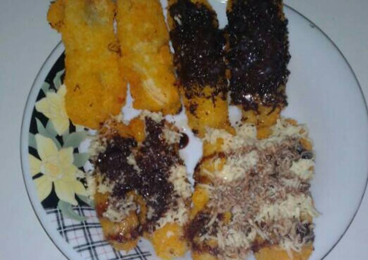 Nugget pisang aka pisgor cryspi homemade