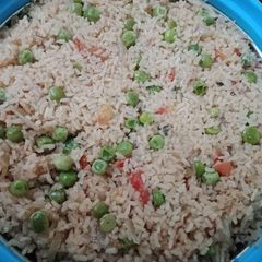 A picture of Tomato peas pulao.