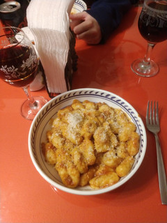A picture of Gnocchi (from scratch!).