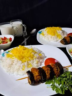 عکسی از دستور کباب لقمه ای با بادمجان