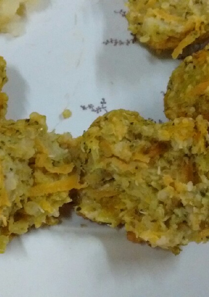 Una foto de Albóndigas vegetales de brócoli zanahoria quinoa y avena