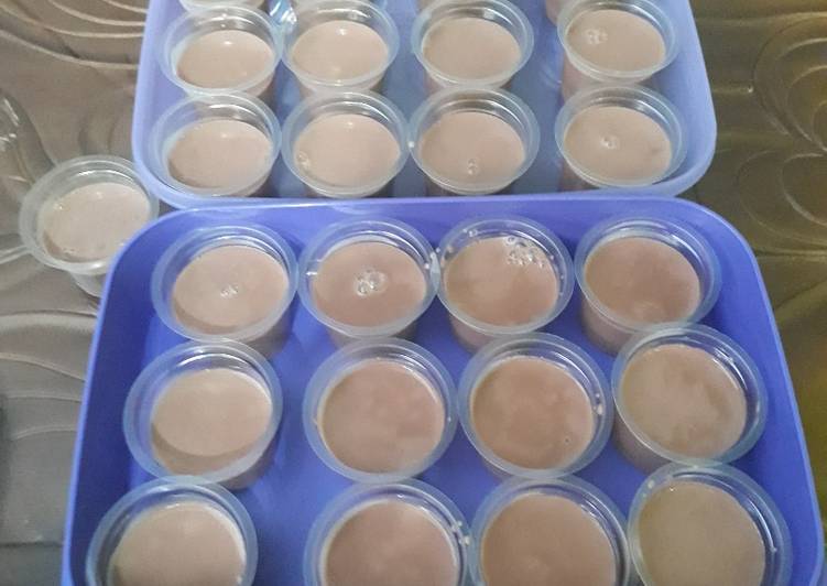 Puding susu silky nyes-nyes