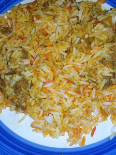 A picture of 5mins Breyani.