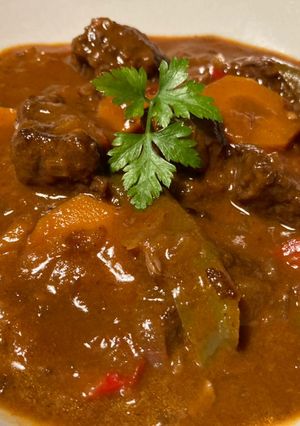 Una foto de Goulash húngaro