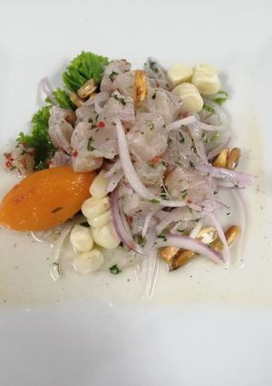 Una foto de Ceviche de pescado