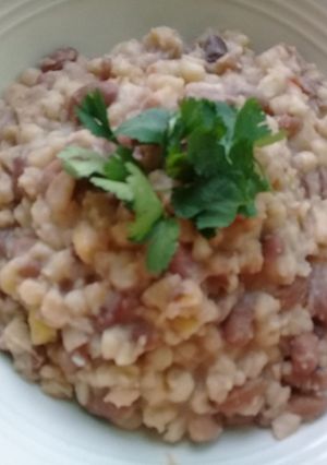 A picture of Traditional samp &beans.