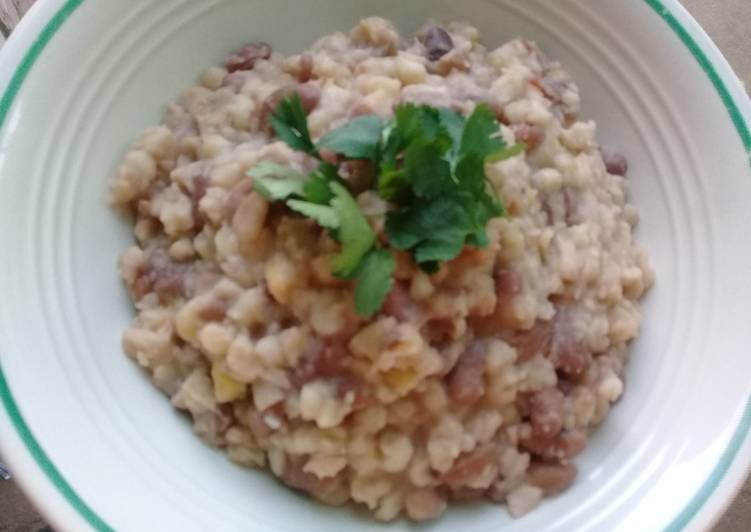 Recipe of Quick Traditional samp &amp;beans