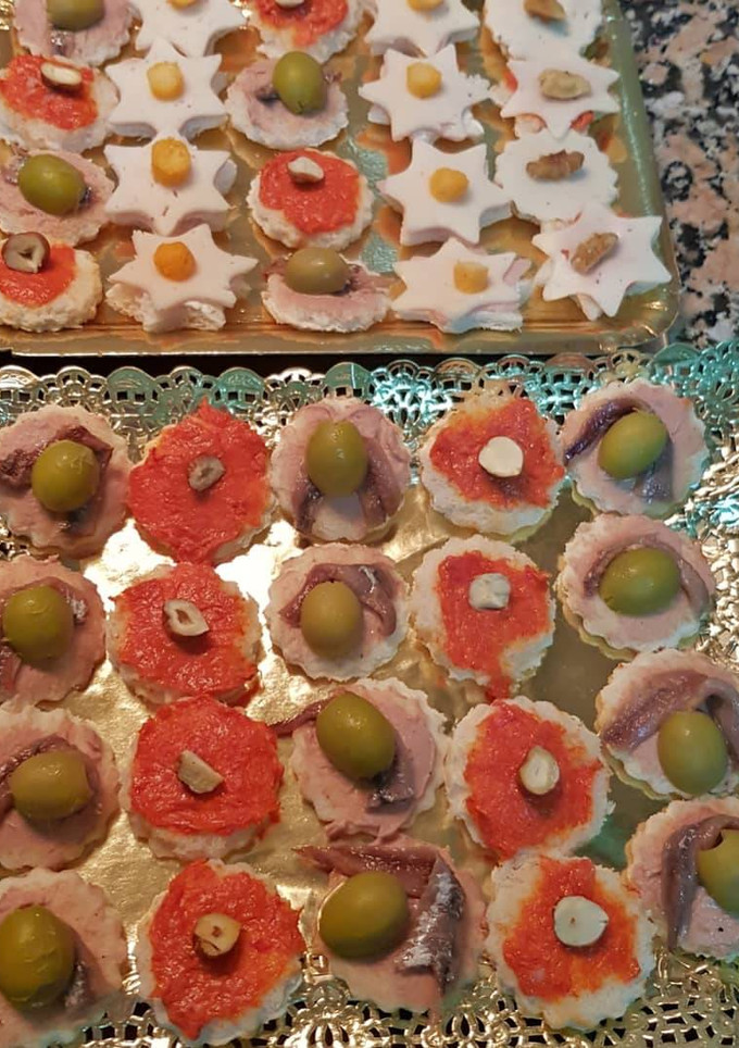 Una foto de Mis canapés de Nochevieja