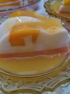 Foto resep Puding mangga susu plus vla mangga