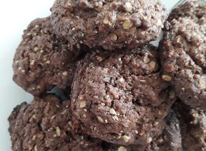 Una foto de Galletitas de chocolate, avena y chía
