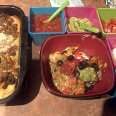 A picture of Creamy Burrito Casserole.