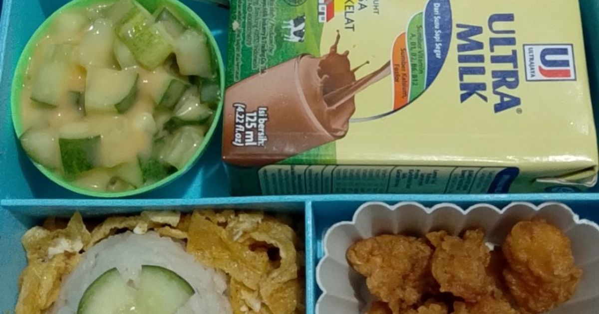 Bekal Sekolah anak TK #1 Udang Goreng tepung dkk