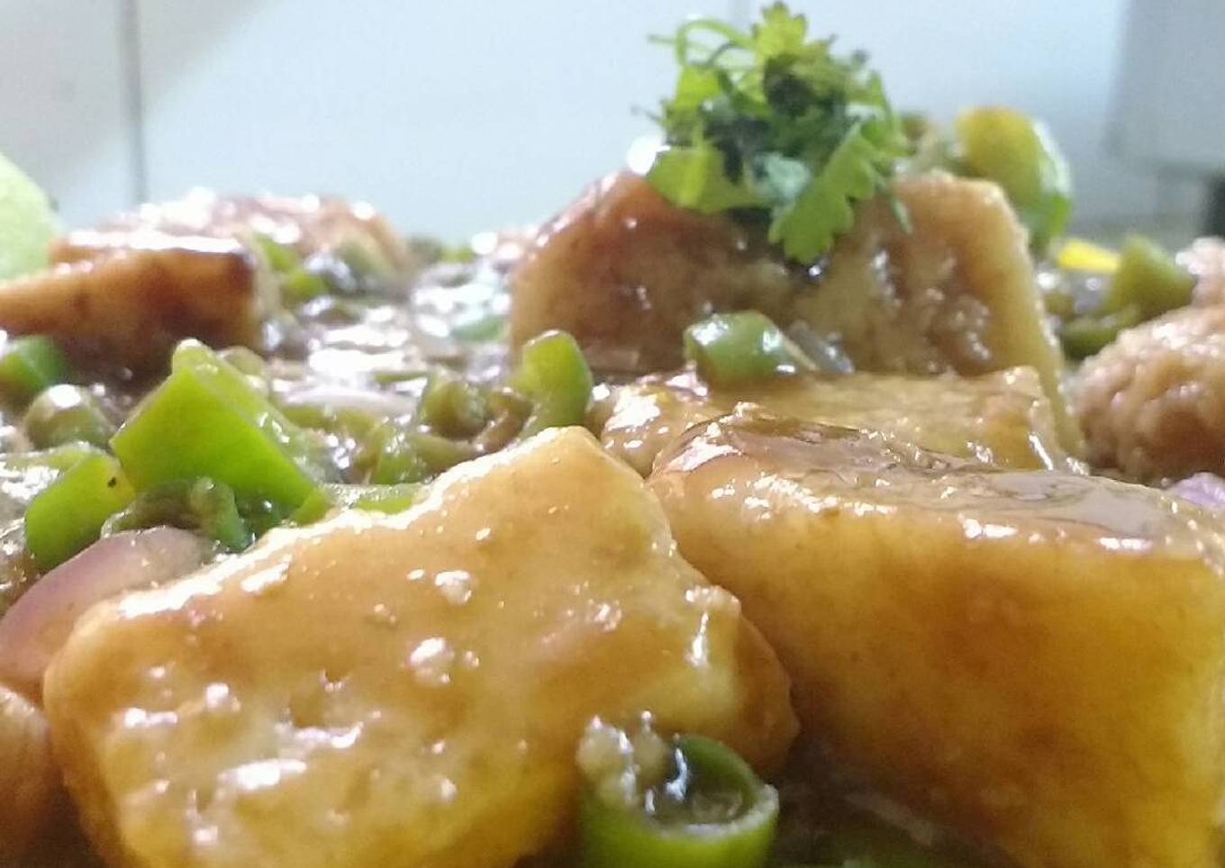 Idli Manchurian from leftover idlis 