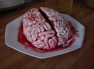 Foto principal de Tarta de cerebro para Halloween