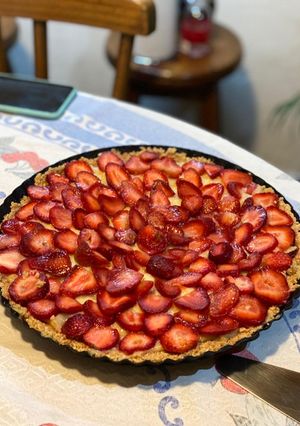 Una foto de Tarta de frutilla