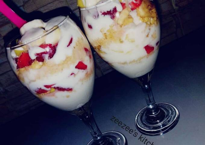 Recipe of Favorite Fruits parfait