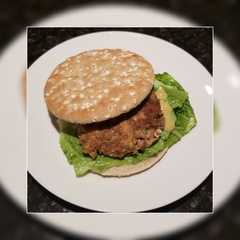 Una foto de Hamburguesa de atún