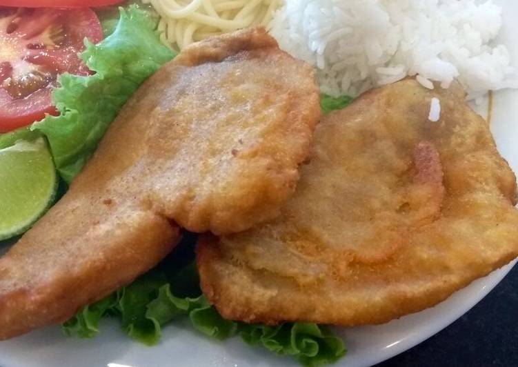 Tilápia à milanesa Receita por Amanda Cookpad