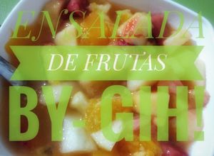 Una foto de Ensalada de frutas {Especial Fiestas}