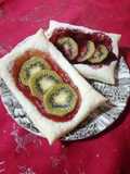 Sfogliatine al kiwi e marmellata