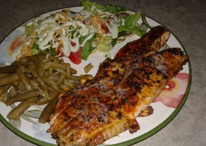 Recipe of Super Quick Homemade Blackened Tilapia