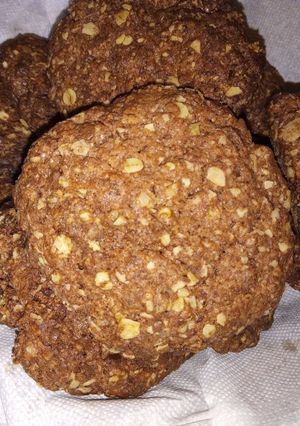 Una foto de Galletas de avena y chocolate