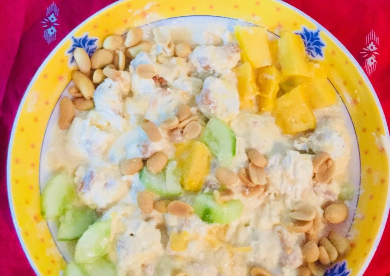 Yogurt Peanut Salad