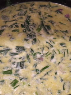 Una foto de Salsa crema de verdeo