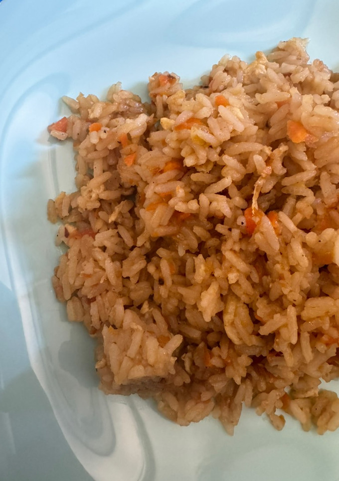 Una foto de Arroz tres delicias