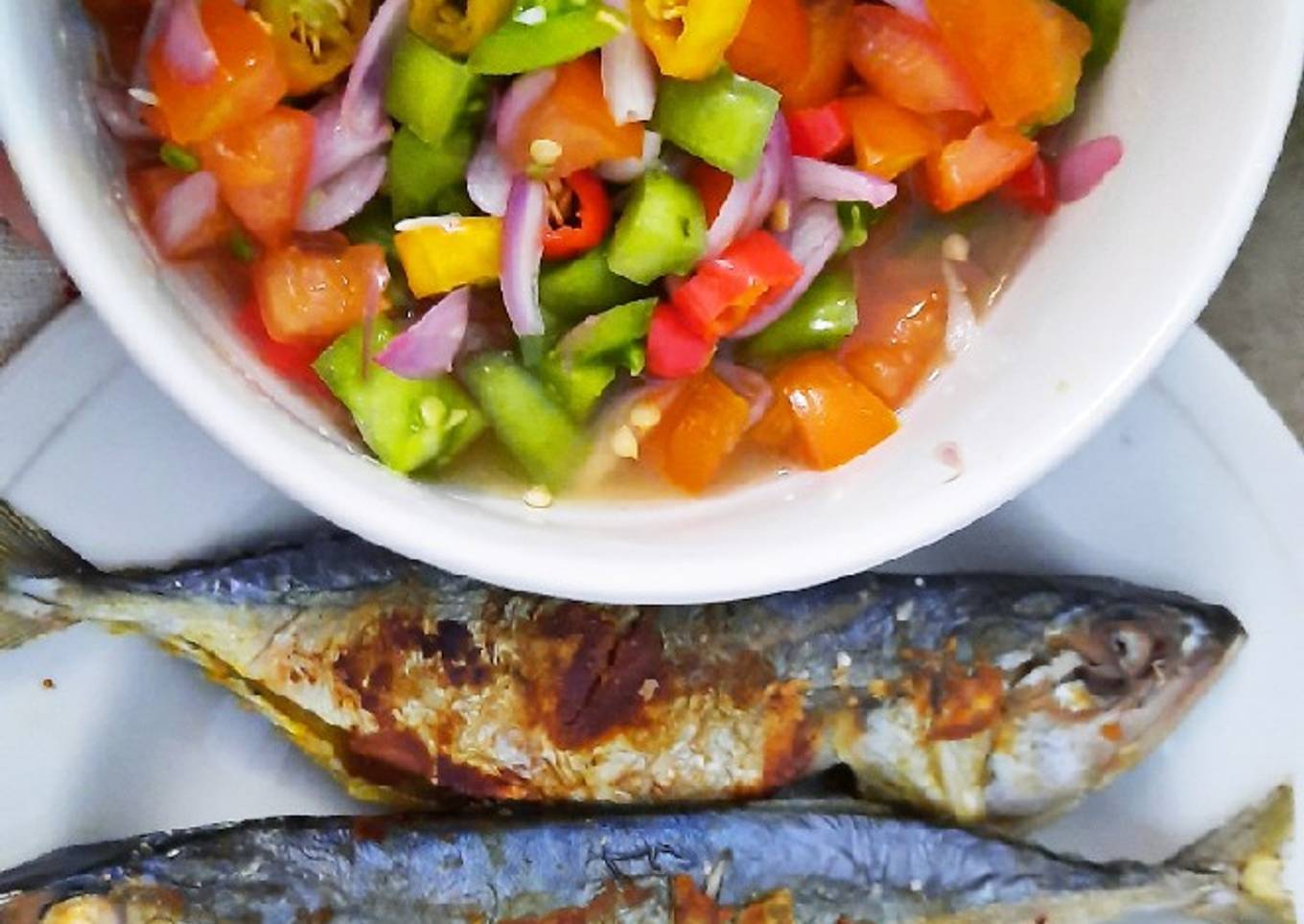 Kembung Bakar Sambal Dabu-Dabu
