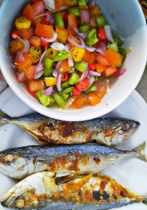 Foto resep Kembung Bakar Sambal Dabu-Dabu