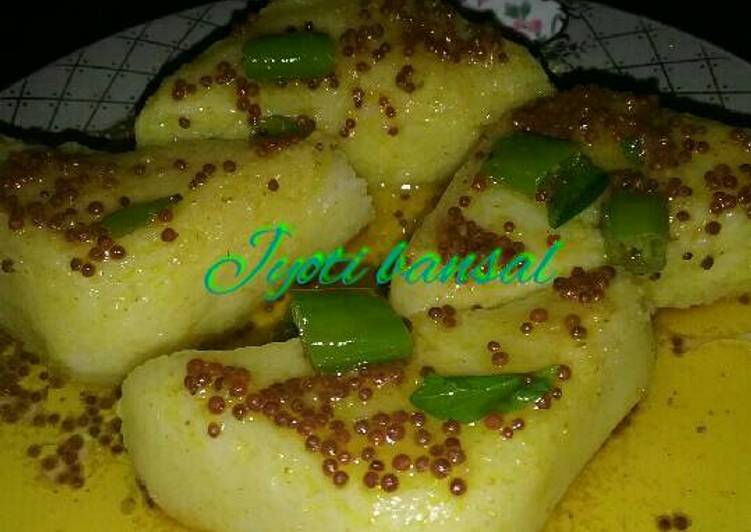 Poha dhokla