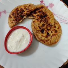 A picture of Kaju Katli Mini Paratha.