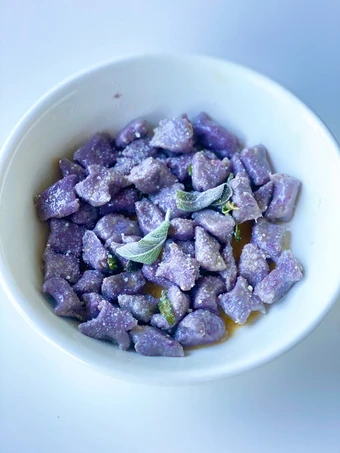 Recipe Purple Sweet Potato Gnocchi with Sage Brown Butter the Awesome  You can take Joss in your mouth