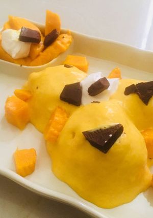 A picture of Mango Icecream.