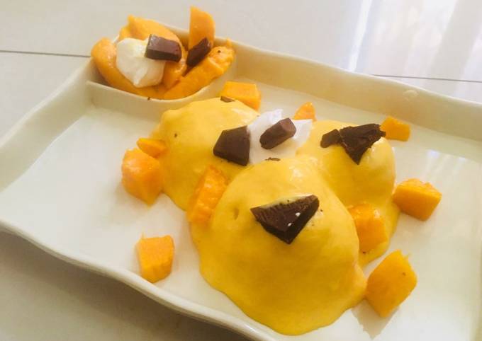 Simple Way to Make Favorite Mango Icecream