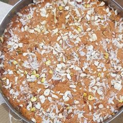 A picture of Besan burfi.