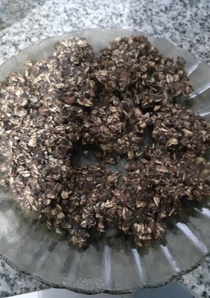 Una foto de Galletitas de banana y algarroba para empezar el día