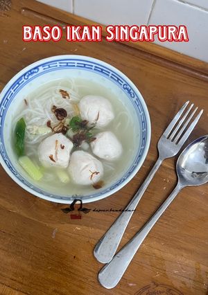 Foto resep Baso Ikan Ekor Kuning Singapura Enak, Kenyal & Gurih