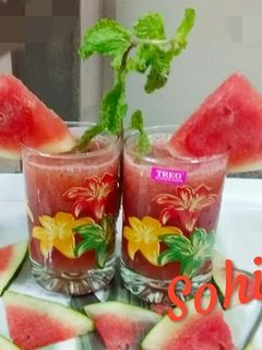 তরমুজের শরবত(tarmujer sharbat recipe in Bengali) রেসিপির প্রধান ছবি
