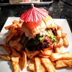 A picture of Simple Homemade Burger.