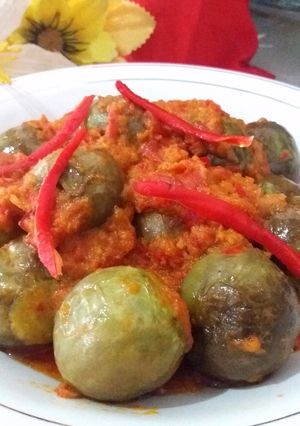 Foto resep Balado Palola (Terung Bulat) Pedas Mantap