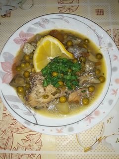 صورة لوصفة مرقة الجلبانة (البازيلا)